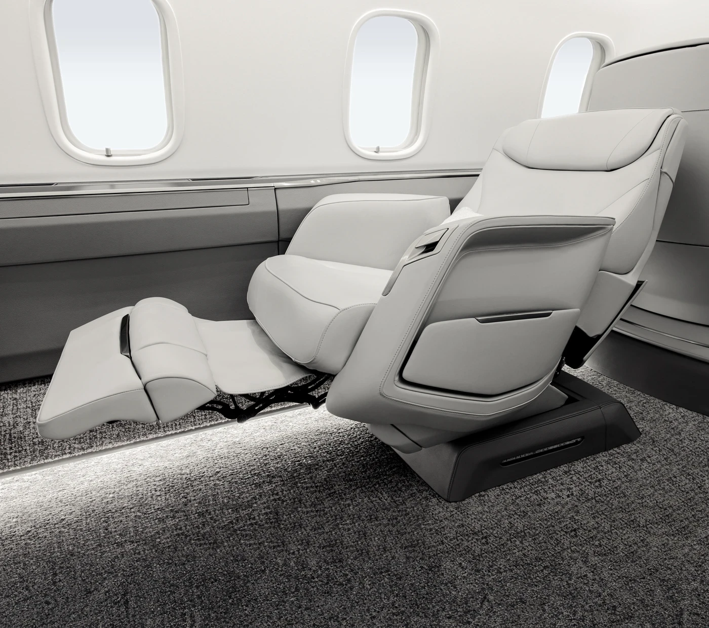 The Nuage seat on a challenger 3500