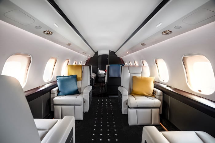 Bombardier Global 5000 interior