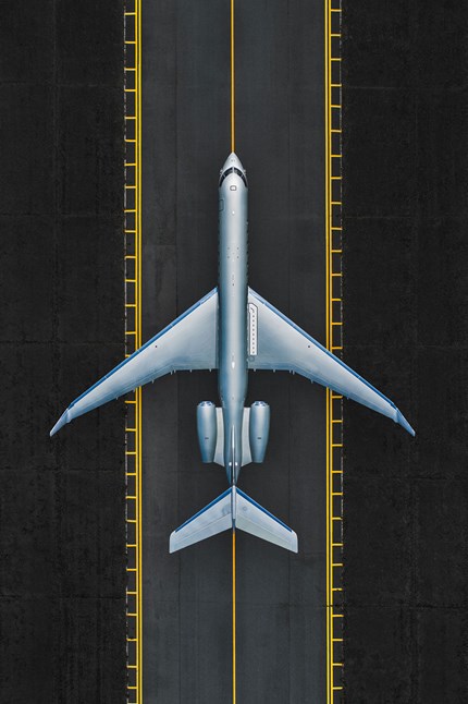 vistajet bombardier global 7500 exterior top of plane