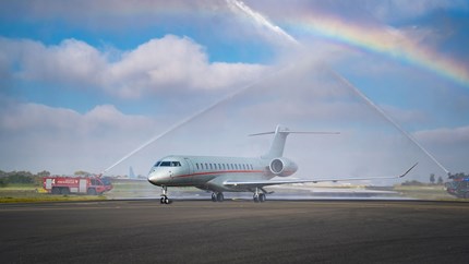 exterior of the vistaJet 7500