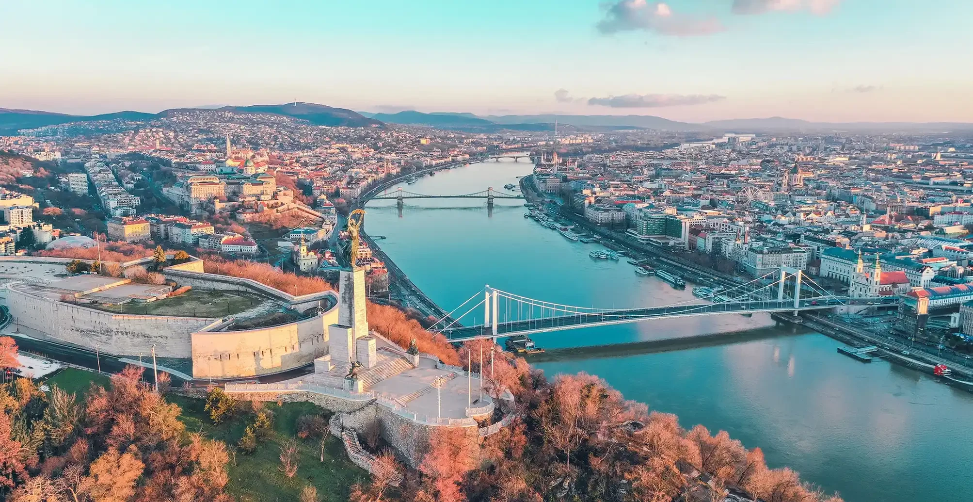 The skyline of Budapest