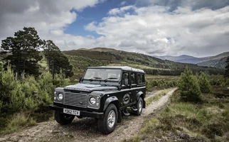 jeep in the countryside