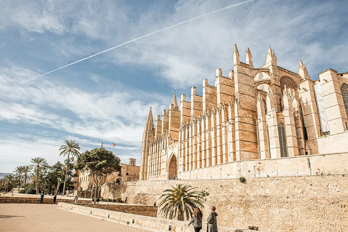Palma cathedral in Mallorca