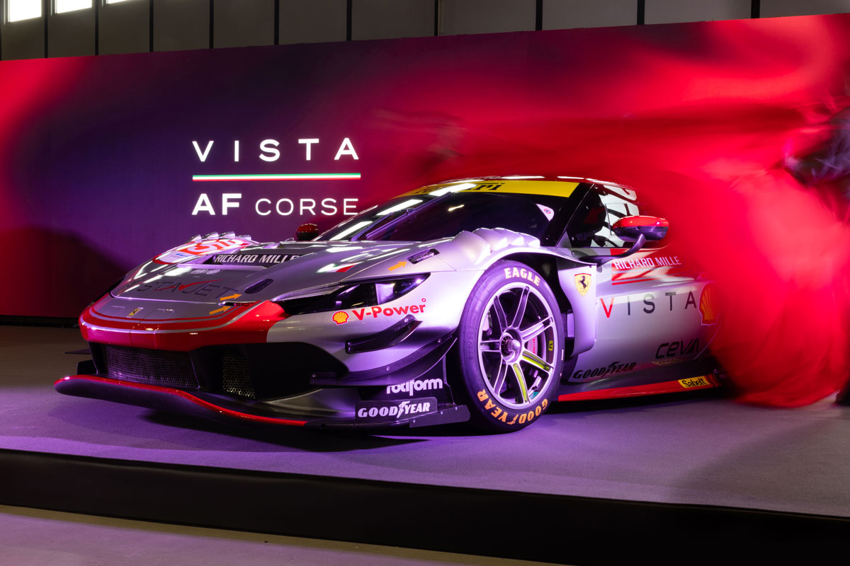 The Vista AF Corse launch party marks the start of the countdown