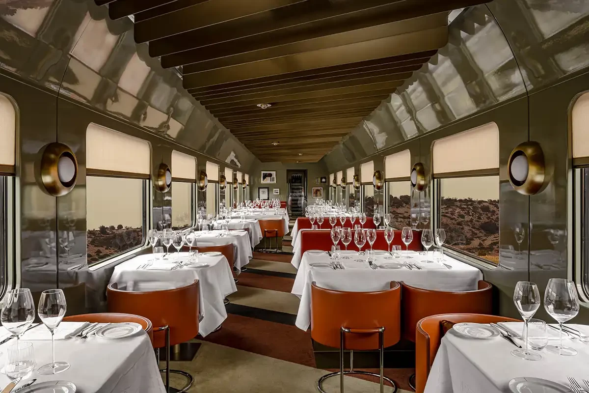 the dining area with orient express