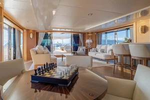 Games Room aboard a yatch