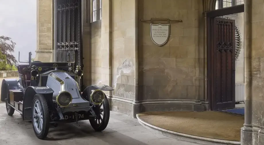 Entrance to one of the manors