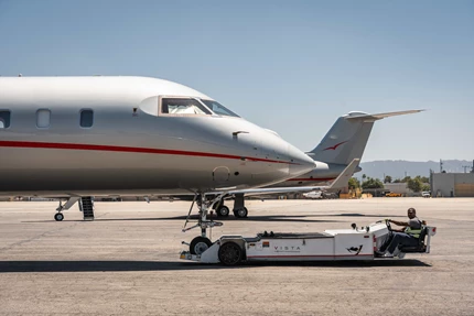 Vista Engineer reviewing one of the Vista Fleet