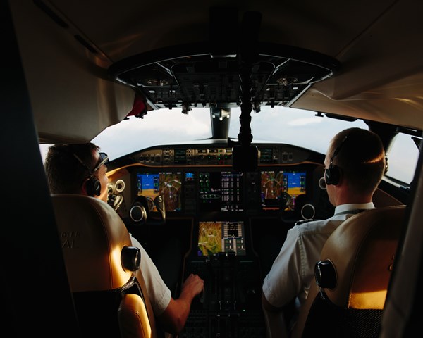 VistaJet Cockpit